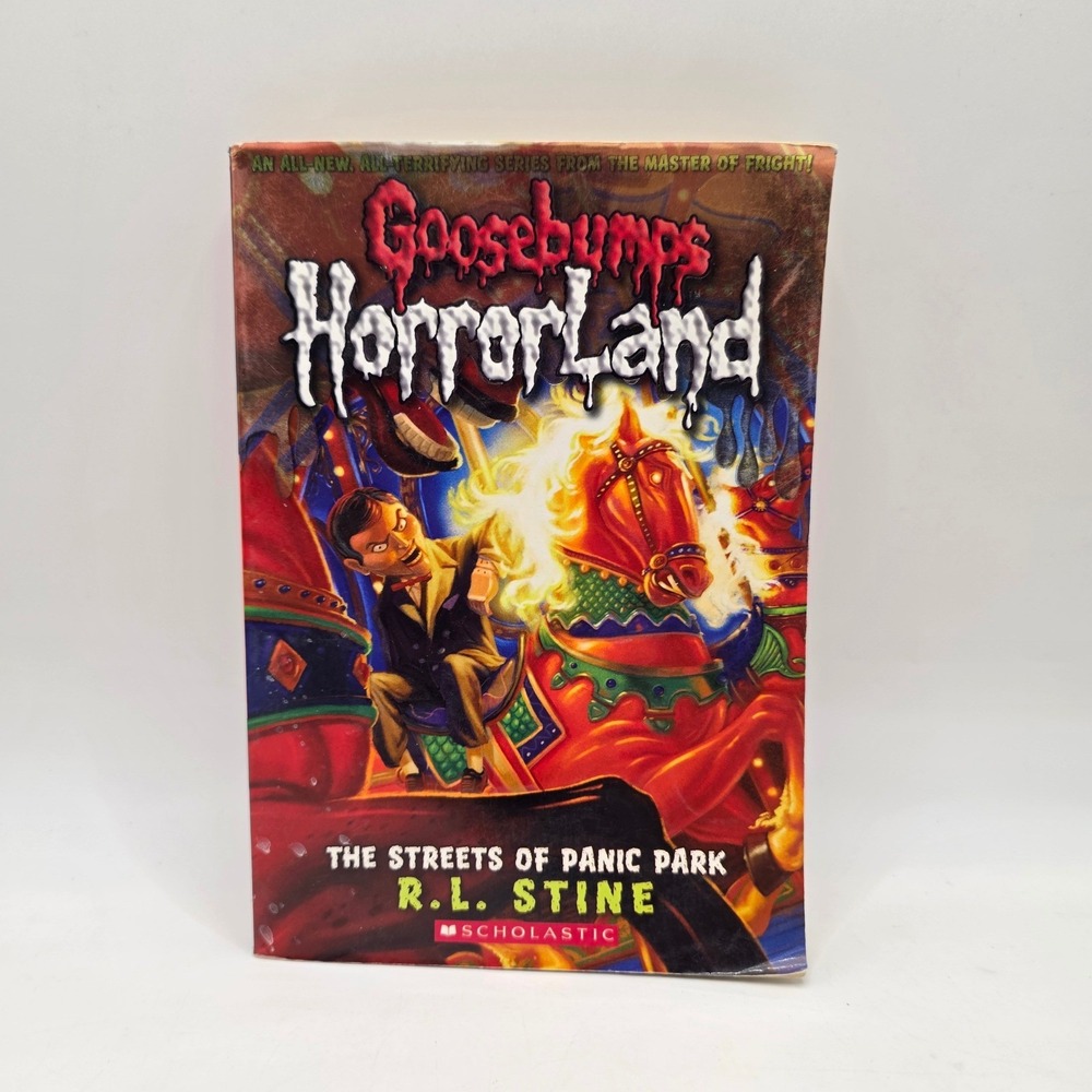 Goosebumps HorrorLand 12 Streets of Panic Park RL Stine 1st Print 2009